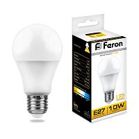 Лампа светодиодная Feron LB-92 A60 Груша E27 220В 10Вт 800Лм 2700К 60х106мм картинка 